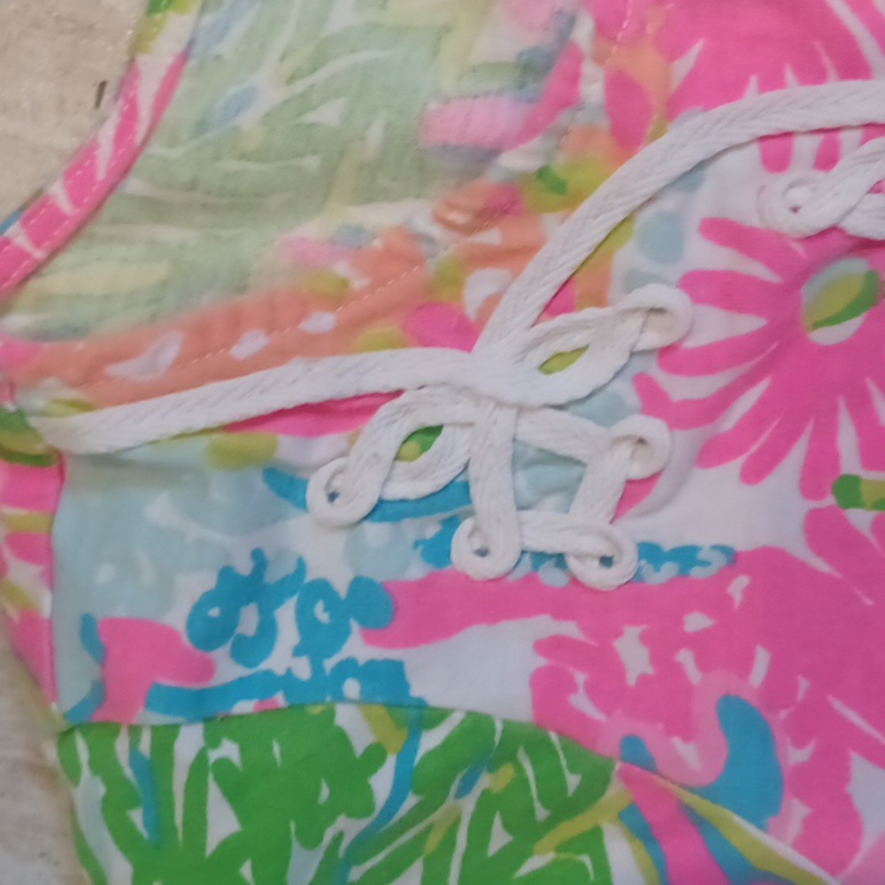 Lilly Pulitzer Multi-Colored Floral Design Dress - Picture 4 of 7